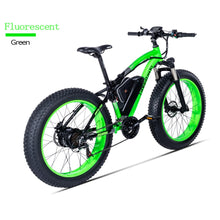 Load image into Gallery viewer, Electric bicycle motor 500W auxiliary bicycle electric bicycle 48V17A lithium electric atv 26-inch electric sn fluorescent green