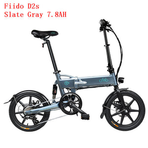 FIIDO D2 Smart  7.8AH Battery Folding Electric Bicycle Bike Moped Double Disc Brakes LED Front Light Electric Bicycle