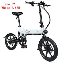 Load image into Gallery viewer, FIIDO D2 Smart  7.8AH Battery Folding Electric Bicycle Bike Moped Double Disc Brakes LED Front Light Electric Bicycle