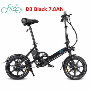 FIIDO D2 16 inch 7.8Ah Folding Electric Bicycle Aluminum Alloy Dual Disc Brake Portable Electric Bike EU Warehouse