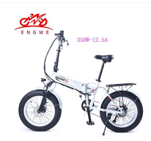 Electric bike 20*4.0inch Aluminum Foldable electric Bicycle 48V10A 500W 40KM/H 6Speed Powerful Fat Tire bike Mountain snow ebike