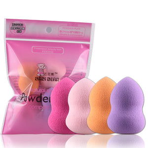 1 4 10Pcs Drop Gourd Make Up Sponge Puff Set Foundation Base Powder Liquid Cream Face Cosmetic Mixed Makeup Sponge Beauty Tools