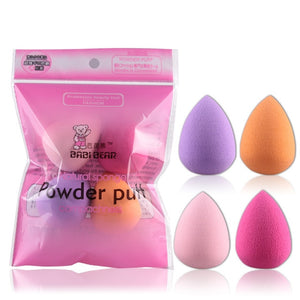 1 4 10Pcs Drop Gourd Make Up Sponge Puff Set Foundation Base Powder Liquid Cream Face Cosmetic Mixed Makeup Sponge Beauty Tools