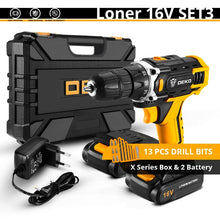 Load image into Gallery viewer, DEKO New Series 12V 16V 20V Cordless Drill Electric Screwdriver Mini Wireless Power Driver DC Lithium-Ion Battery 3/8-Inch