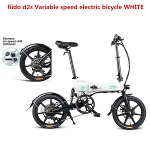 FIIDO D2 Electric Bike AluminumAlloy Powerful Mini Folding Electric Bicycle  E-Bike 36V 7.8Ah250W 25km/h 16" Tire Max Load 120KG