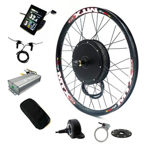 Color Display bicicleta electrica Electric Bike Conversion Kit 52v 2000W Rear Motor wheel Bicycle Kit with 52v 17.5Ah Battery