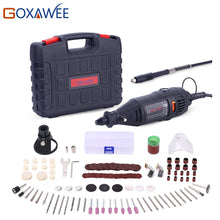 Load image into Gallery viewer, GOXAWEE 220V Power Tools Electric Mini Drill with 0.3-3.2mm Universal Chuck &amp; Shiled Rotary Tools Kit Set For Dremel 3000 4000